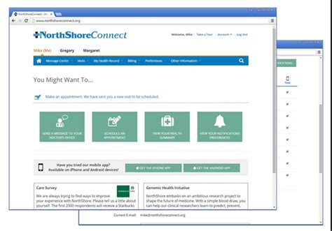 You can conveniently access your medical records, test results and prescriptions within NorthShoreConnect. . Northshoreconnect sign in